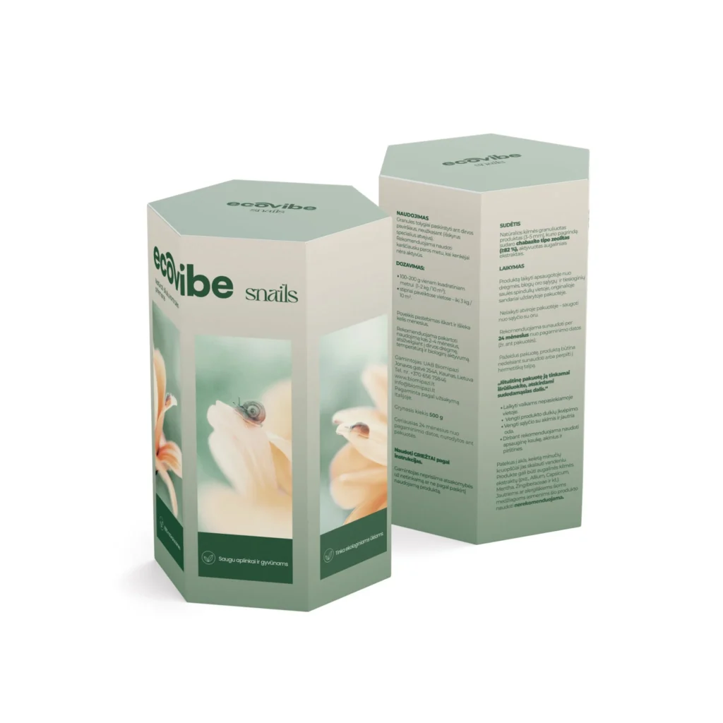 Ecovibe Snails - Natūrali priemonė nuo šliužų ir sraigių