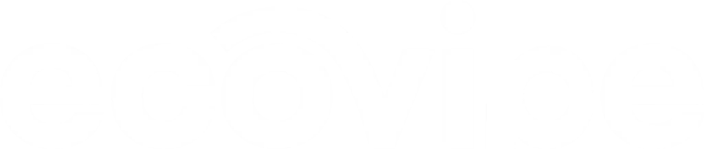 Ecovibe - baltas logo